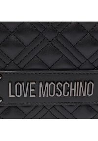 Love Moschino - LOVE MOSCHINO Plecak JC4235PP0ILA000A Czarny. Kolor: czarny. Materiał: skóra