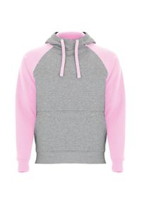 ROLY - Dwukolorowa Bluza Z Kapturem Badet Dla Dorosłych Unisex. Typ kołnierza: kaptur. Kolor: wielokolorowy, różowy, fioletowy, szary