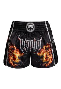 VENUM - Spodenki treningowe męskie Venum Gladiator 5.0 Muay Thai Shorts. Kolor: czarny