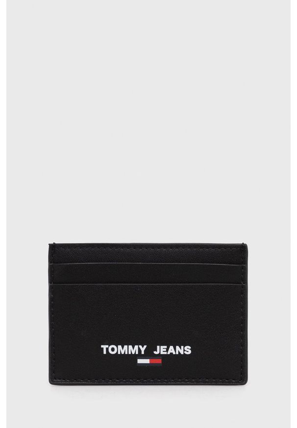Tommy Jeans Etui na karty AM0AM08223.PPYY męski kolor czarny. Kolor: czarny