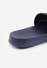 Born2be - Granatowe Klapki Sportowe z Piankowego Materiału Thesedice. Okazja: na co dzień. Kolor: niebieski. Materiał: materiał. Sezon: lato. Styl: sportowy #5