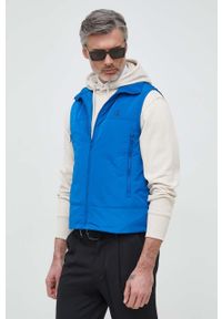Calvin Klein Jeans bezrękawnik męski kolor niebieski przejściowy. Okazja: na co dzień. Kolor: niebieski. Materiał: włókno, materiał. Długość rękawa: bez rękawów. Styl: casual #5