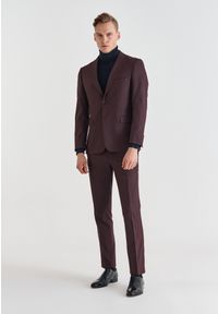 Pako Lorente - PAKO LORENTE – Spodnie męskie garniturowe P21WF-6G-065-D. Materiał: poliester, wiskoza, elastan. Wzór: gładki. Styl: elegancki #4