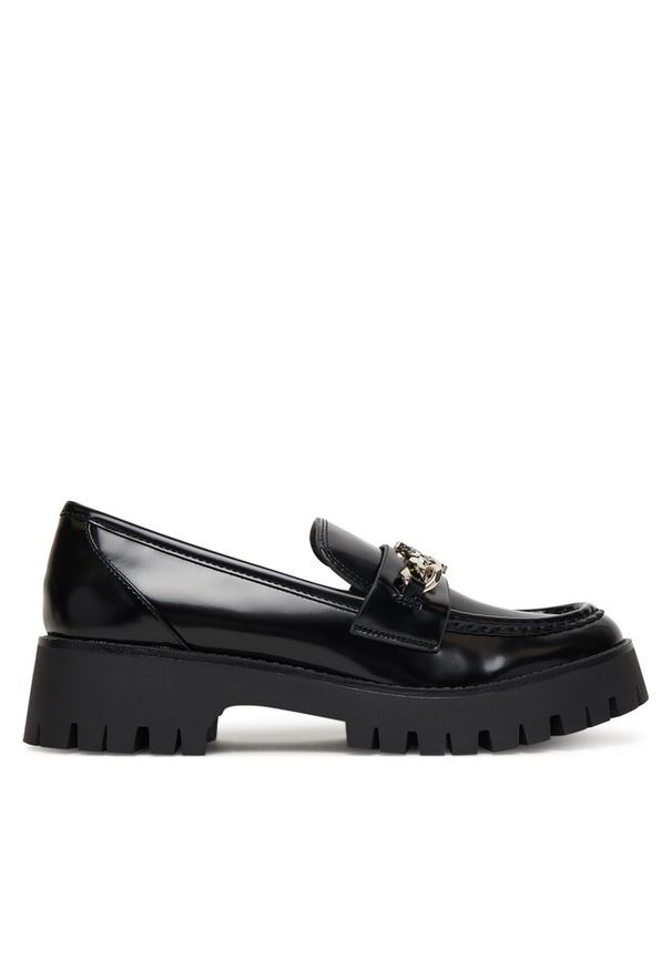 Loafersy Guess. Kolor: czarny