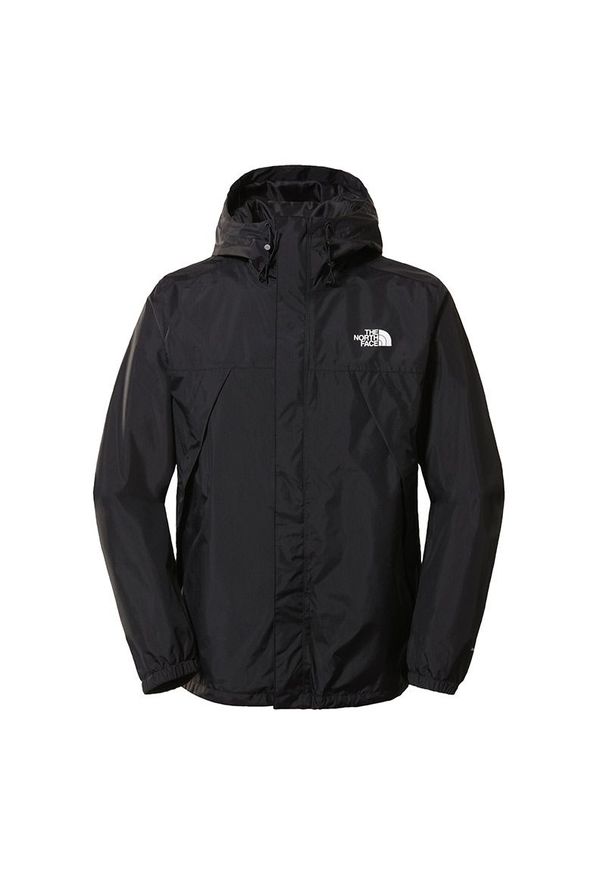 Kurtka The North Face Antora 0A7QEYJK31 - czarna. Typ kołnierza: kaptur. Kolor: czarny. Materiał: materiał, nylon. Styl: sportowy, klasyczny