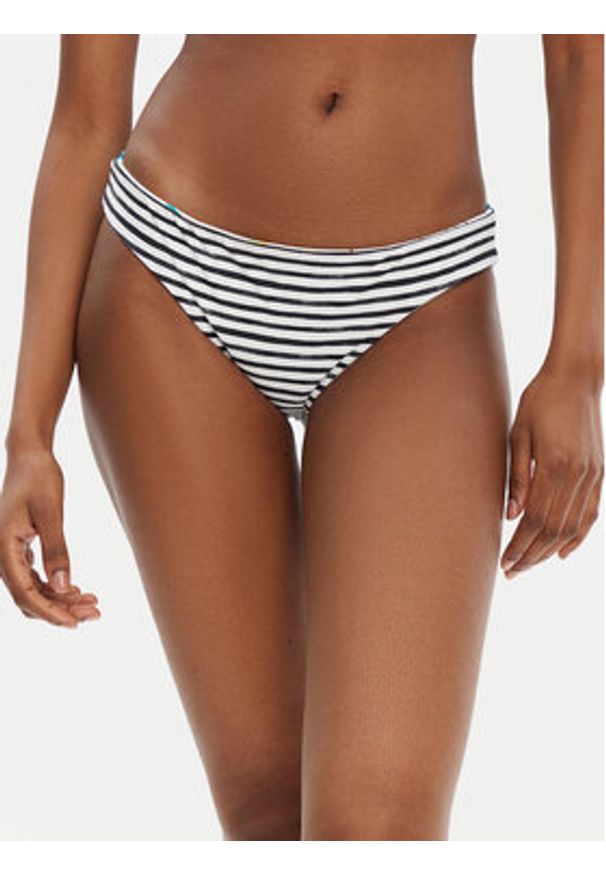 Seafolly Dół od bikini Isla Palm 40426-216 Biały. Kolor: biały. Materiał: syntetyk