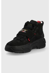 Polo Ralph Lauren sneakersy PS100 kolor czarny 809846180001. Nosek buta: okrągły. Zapięcie: rzepy. Kolor: czarny. Szerokość cholewki: normalna #3