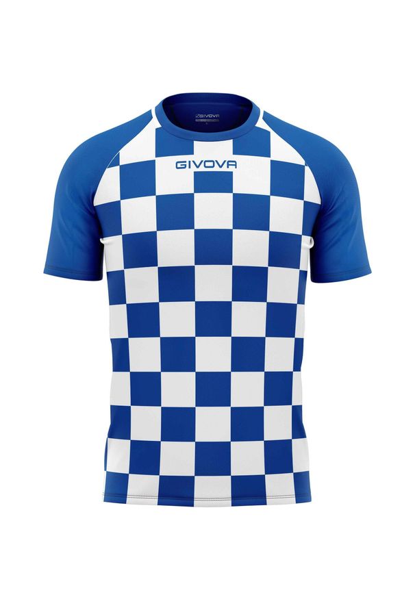 Koszulka Sportowa Givova Dama - Komfort i Lekkość w Białym i Niebieskim. Kolor: niebieski. Materiał: poliester. Sport: piłka nożna