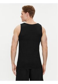 Brave Soul Tank top MV-149FALLEN Czarny Slim Fit. Kolor: czarny. Materiał: bawełna