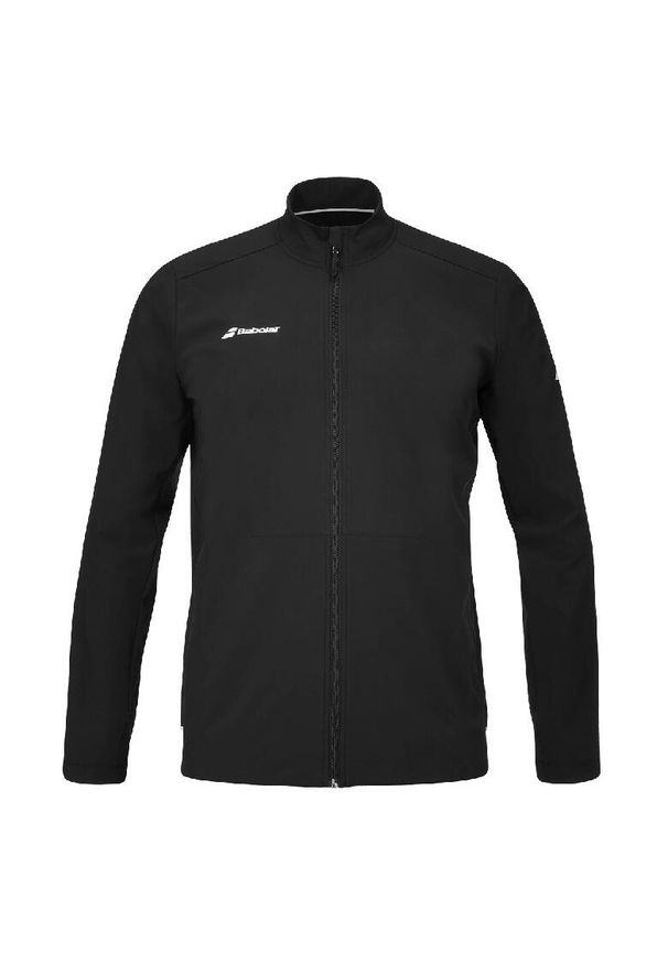 Babolat Play Jacket. Kolor: czarny. Materiał: jersey, softshell. Sport: tenis