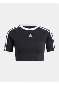 Adidas - adidas T-Shirt 3-Stripes Baby IU2532 Czarny Slim Fit. Kolor: czarny. Materiał: bawełna #5