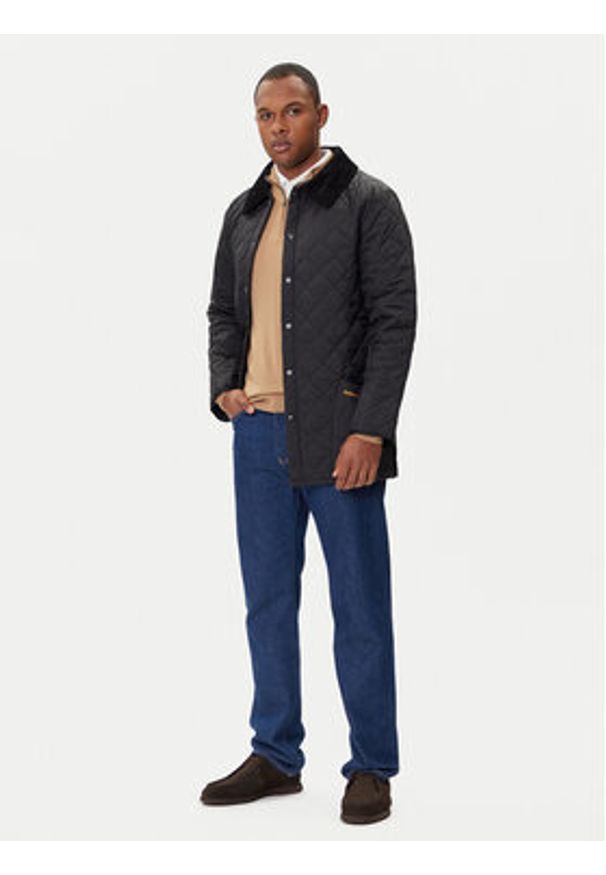 Barbour Kurtka przejściowa MQU0001BK91 Czarny Regular Fit. Kolor: czarny. Materiał: syntetyk