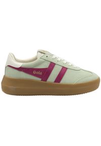 Damskie zamszowe trampki na sznurówki Gola Athena. Okazja: na co dzień. Zapięcie: sznurówki. Kolor: różowy. Materiał: zamsz #1