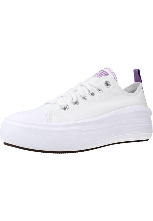 Tenisówki Converse Model Ctas Move Ox Kolor Biały. Okazja: na co dzień. Kolor: biały. Materiał: tkanina. Model: Converse All Star