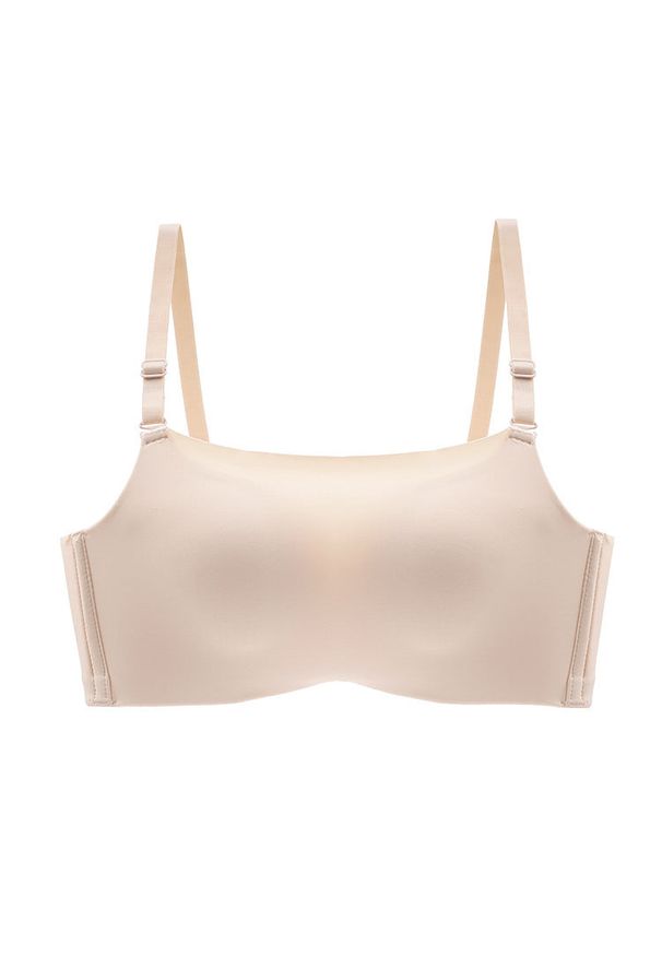 Intica - Biustonosz push-up z regulowanymi ramiączkami piankowy Ihna. Kolor: beżowy. Materiał: materiał. Rodzaj stanika: push-up