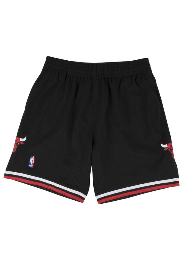 Mitchell & Ness - spodenki nba Chicago Bulls. Kolor: czarny. Sport: fitness, koszykówka