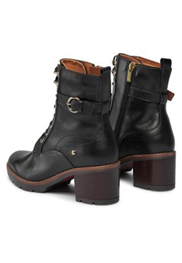 Pikolinos Trzewiki W7H-8510 Czarny. Kolor: czarny. Materiał: skóra