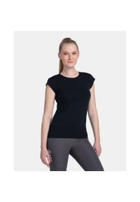 Bawełniana koszulka damska Kilpi PROMO-W. Kolor: czarny. Materiał: bawełna #1