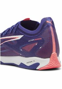 Puma - Buty piłkarskie ULTRA 5 PRO COURT PUMA Lapis Lazuli White Sunset Glow Blue Pink. Kolor: biały, różowy, niebieski, wielokolorowy. Sport: piłka nożna