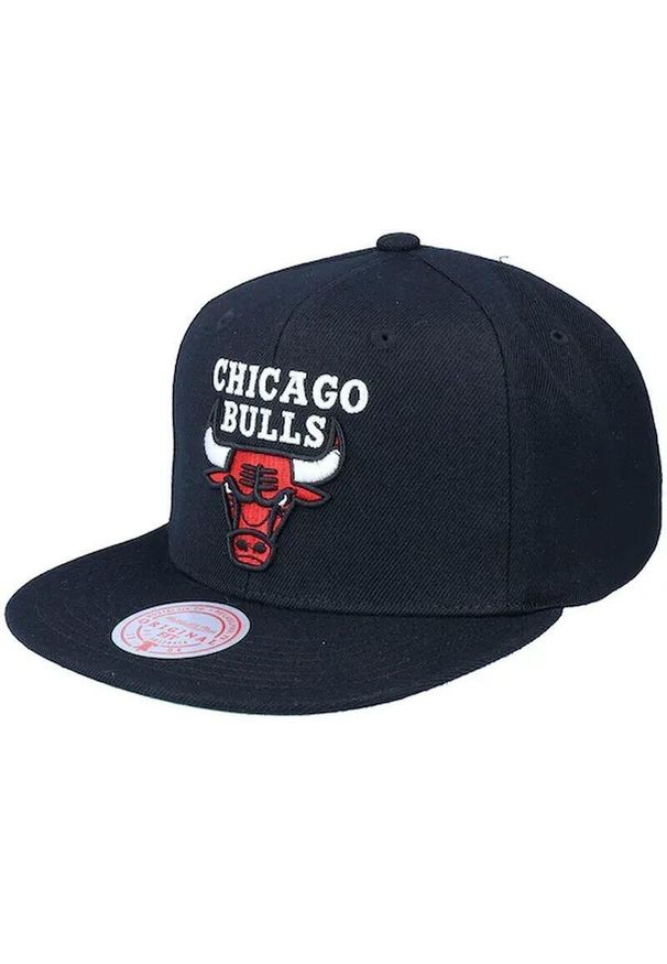 Czapka z daszkiem do koszykówki Mitchell & Ness NBA Chicago Bulls czarna. Kolor: czarny. Styl: sportowy