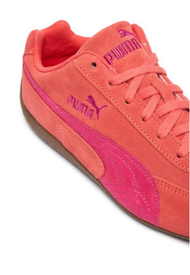 Puma Sneakersy Speedcat Vibes 406143 01 Pomarańczowy. Kolor: pomarańczowy. Materiał: zamsz, skóra