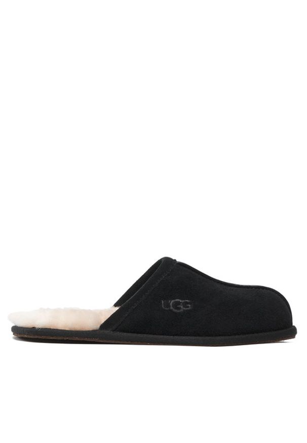 Ugg Kapcie M Scuff 1101111 Czarny. Kolor: czarny. Materiał: skóra