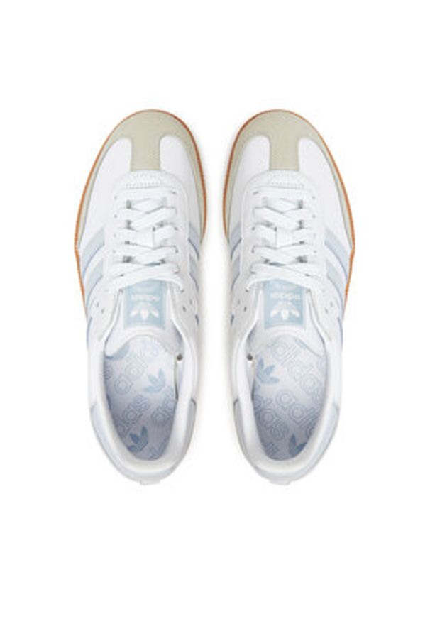 Adidas - adidas Sneakersy Samba OG IE0877 Biały. Kolor: biały. Materiał: skóra