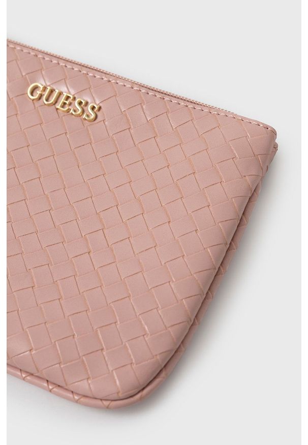 Guess - Kosmetyczka (3-pack). Kolor: różowy