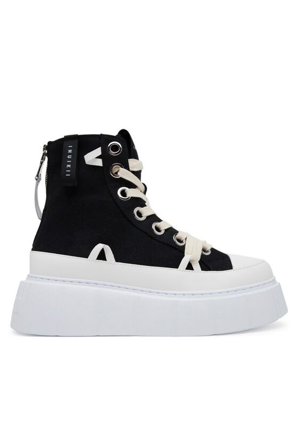 Inuikii Trampki Matilda Canvas High 30103-025 Czarny. Kolor: czarny. Materiał: materiał