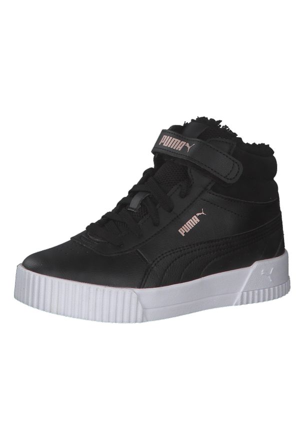 Buty Sportowe Dziecięce Puma Carina Mid Fur Ps. Kolor: wielokolorowy, żółty, czarny. Sport: turystyka piesza