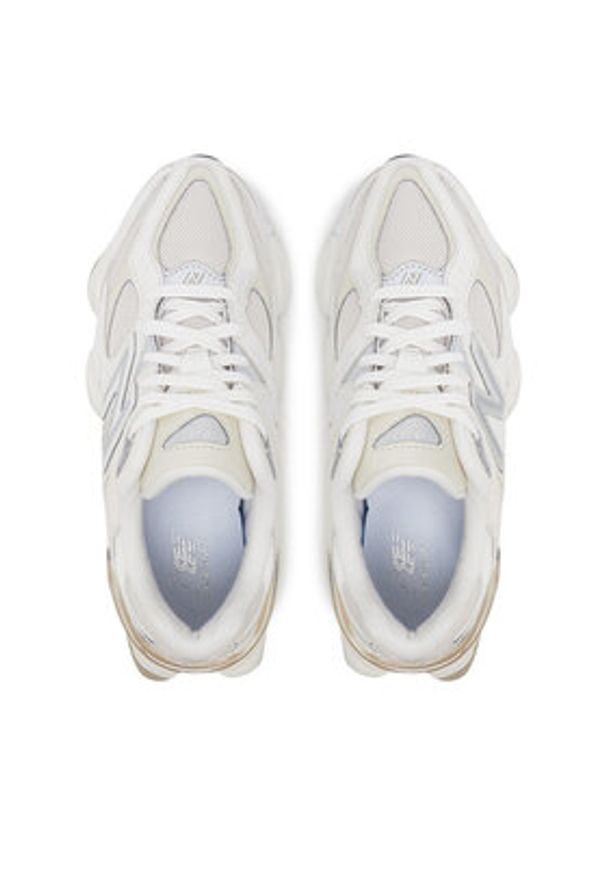 New Balance Sneakersy U9060WHT Beżowy. Kolor: beżowy. Materiał: zamsz, skóra