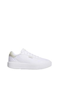Adidas - Buty Court Platform CLN Shoes. Kolor: czarny, biały, wielokolorowy, żółty. Obcas: na platformie. Sport: turystyka piesza