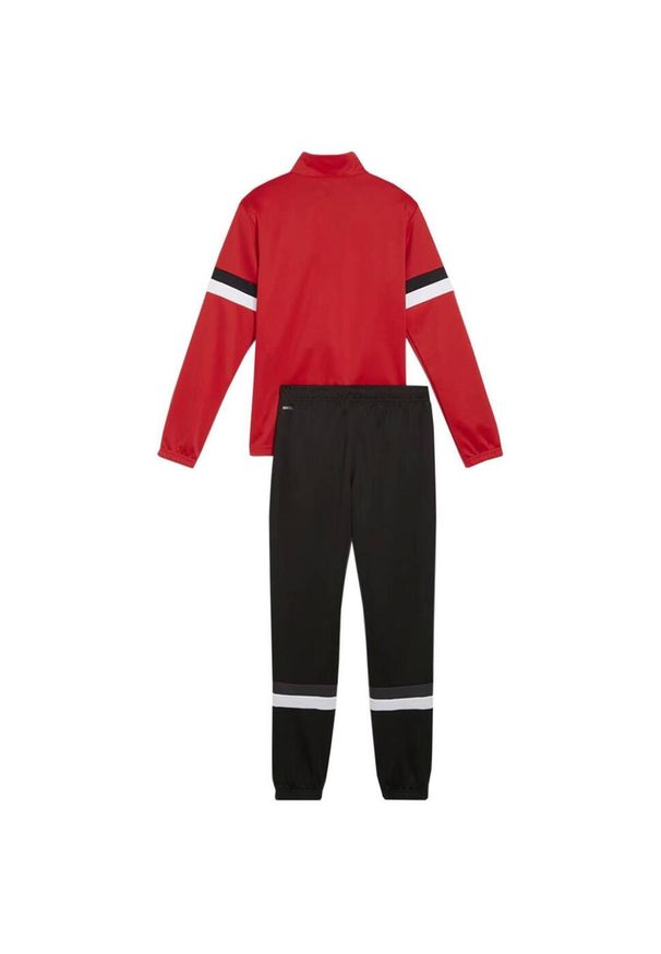 Puma - Dres Dziecięcy/dziecięcy Team Rise. Kolor: czerwony, czarny, wielokolorowy. Materiał: dresówka