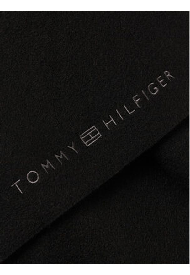 TOMMY HILFIGER - Tommy Hilfiger Szalik Corporate AM0AM12832 Czarny. Kolor: czarny. Materiał: materiał, wełna