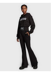 Versace Jeans Couture Bluza Logo Brush 73HAIT16 Czarny Relaxed Fit. Typ kołnierza: kołnierzyk włoski. Kolor: czarny. Materiał: bawełna #3