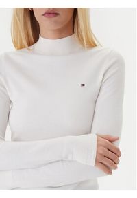 TOMMY HILFIGER - Tommy Hilfiger Sweter WW0WW47462 Écru Regular Fit. Materiał: bawełna #3