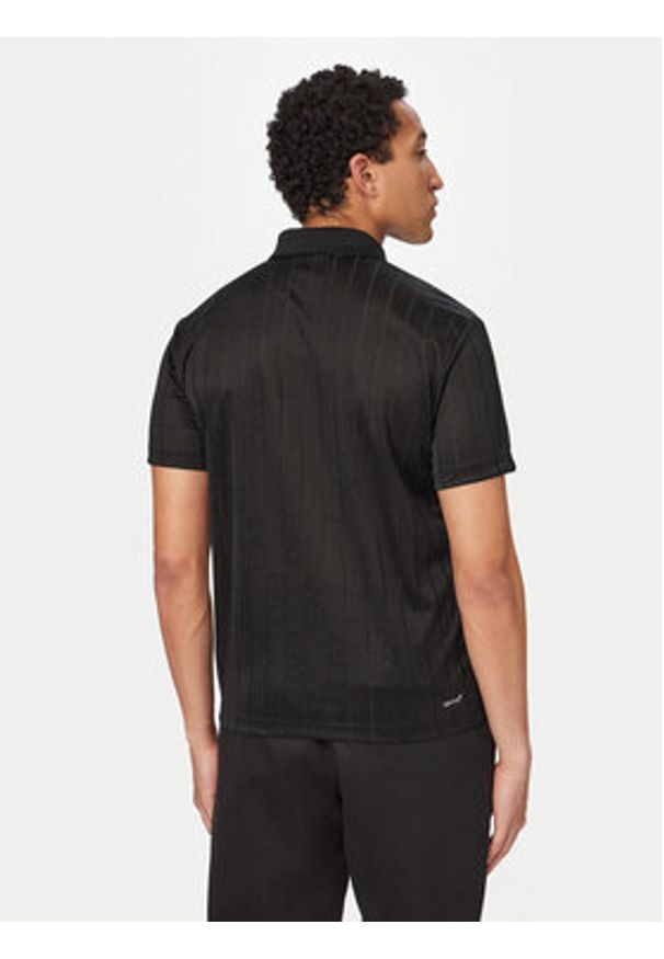 EA7 Emporio Armani Polo 7M001287 AF22277 Czarny Regular Fit. Typ kołnierza: polo. Kolor: czarny. Materiał: syntetyk