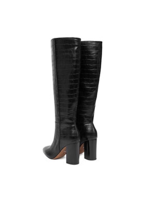 Nine West Kozaki CEO-RASHAAD-01 Czarny. Kolor: czarny. Materiał: syntetyk, materiał