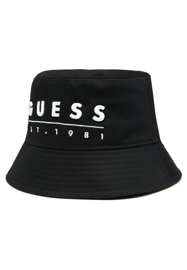 Guess Kapelusz Bucket Nola Headwear AM5016 COT01 Czarny. Kolor: czarny. Materiał: materiał