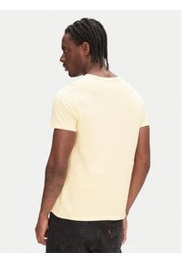 Tommy Jeans T-Shirt DM0DM04411 Żółty Slim Fit. Kolor: żółty. Materiał: bawełna #4