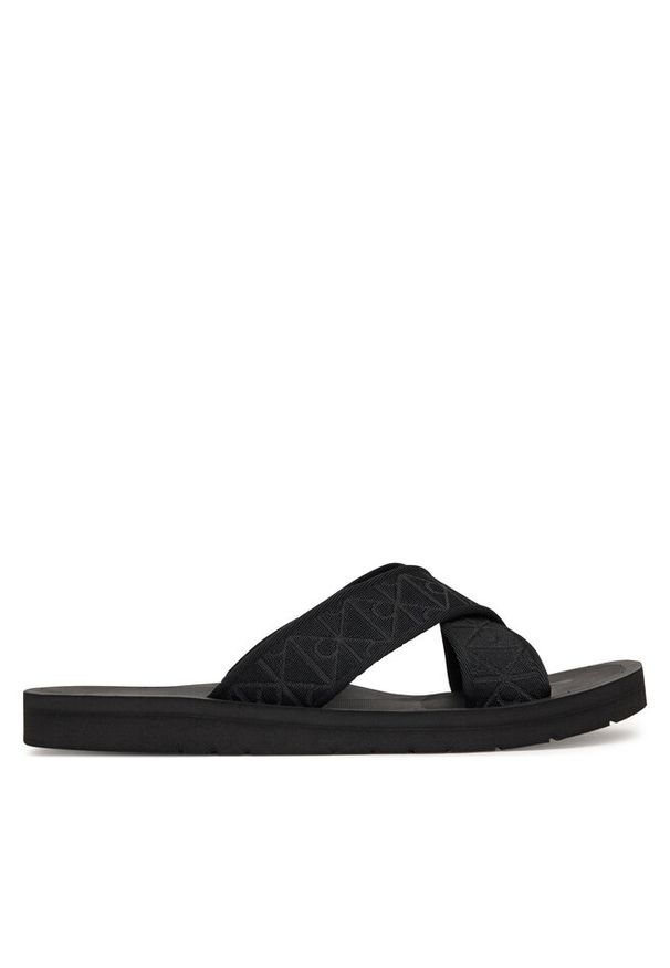 Klapki Calvin Klein. Kolor: czarny