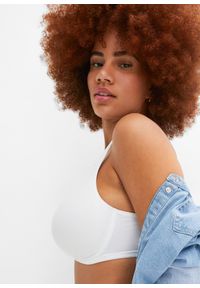 bonprix - Biustonosz minimizer z wyściełanymi ramiączkami. Kolor: biały. Rodzaj stanika: wyściełane miseczki, różne sposoby noszenia #2