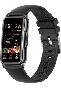 Smartwatch Rubicon SmartWatch Rubicon RNCF04 czarny silikon. Rodzaj zegarka: smartwatch. Kolor: czarny