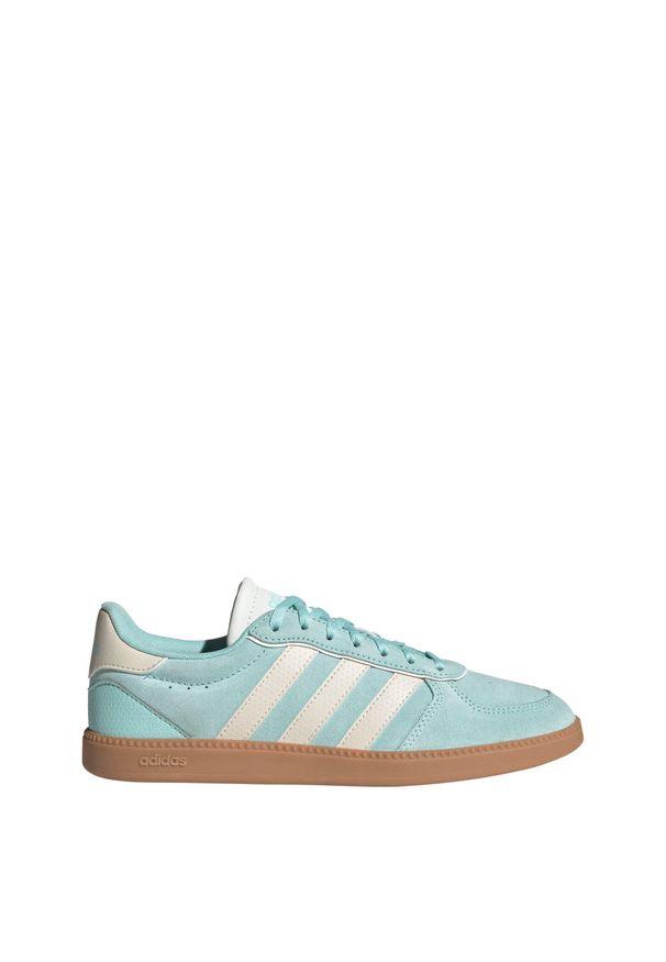 Adidas - Buty Breaknet Sleek. Kolor: niebieski, wielokolorowy, biały. Wzór: gładki. Styl: klasyczny, sportowy
