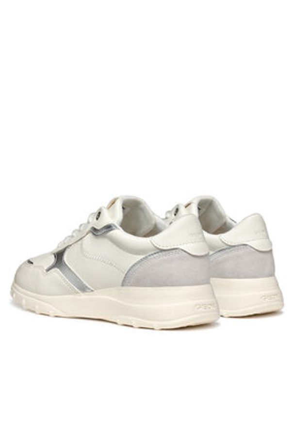 Geox Sneakersy D Alleniee D55LPA 0BC22 C1R1Q Écru. Materiał: skóra