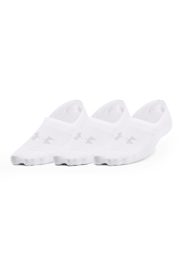 Skarpety treningowe damskie Under Armour Breathe Lite Ultra Low 3P. Kolor: biały
