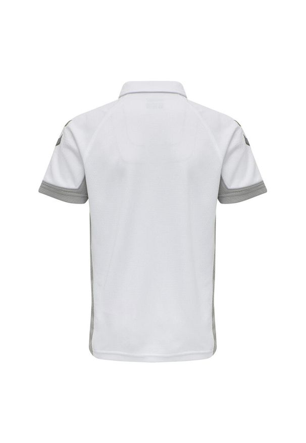 Dziecięca koszulka polo Hummel hmlLEAD functional. Typ kołnierza: polo. Kolor: biały. Długość rękawa: krótki rękaw. Długość: krótkie