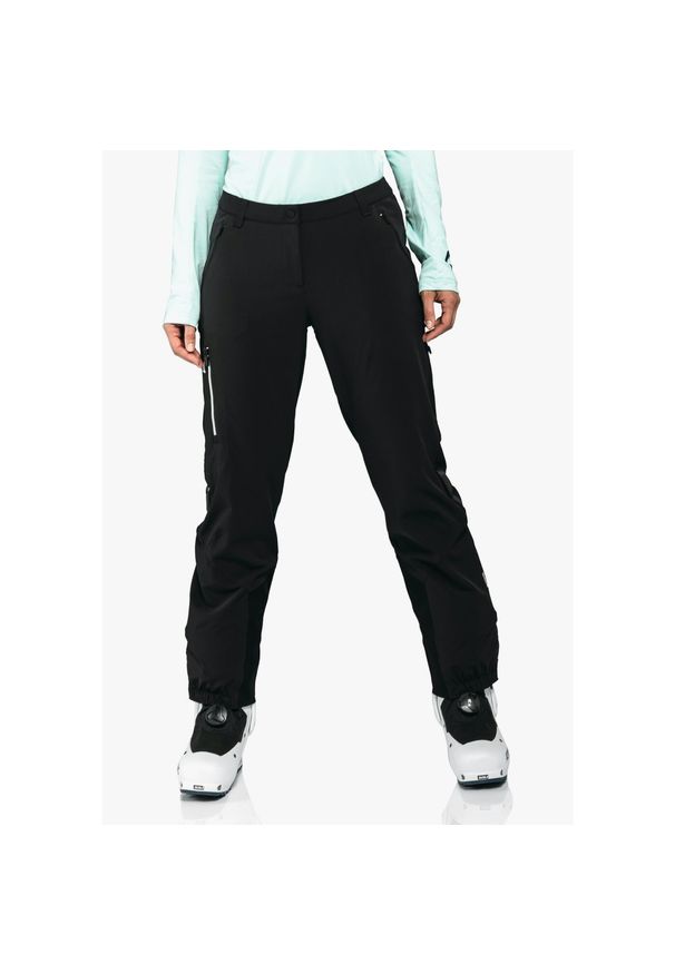 SCHÖFFEL - Spodnie skiturowe damskie Schöffel Kals. Kolor: czarny. Sezon: zima. Sport: narciarstwo