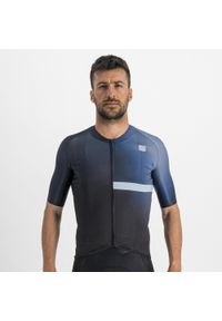 SPORTFUL - Koszulka rowerowa męska Sportful Bomber. Kolor: szary, wielokolorowy, niebieski