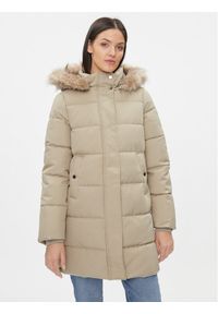 Vero Moda Kurtka puchowa 10289478 Beżowy Regular Fit. Kolor: beżowy. Materiał: puch, syntetyk #1